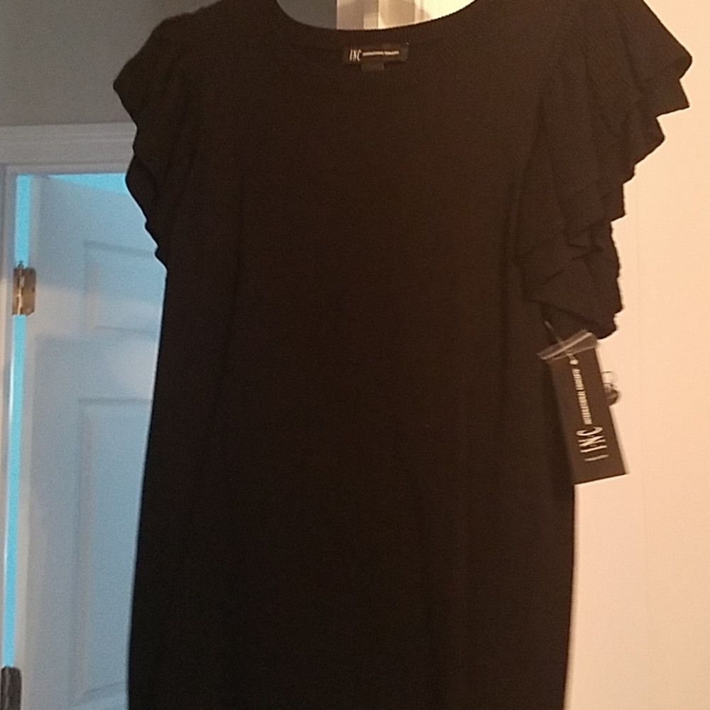 Bnwt INC black sweater M